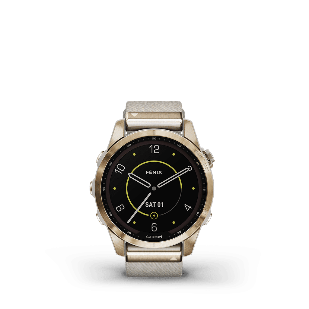 Garmin Fenix 7S Sapphire Solar Cream Gold