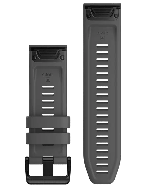 Garmin QuickFit® 26-klokkerem - Skifergrått silikon - Bilde 2