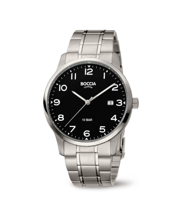 Boccia herreklokke i titan - 3621-01