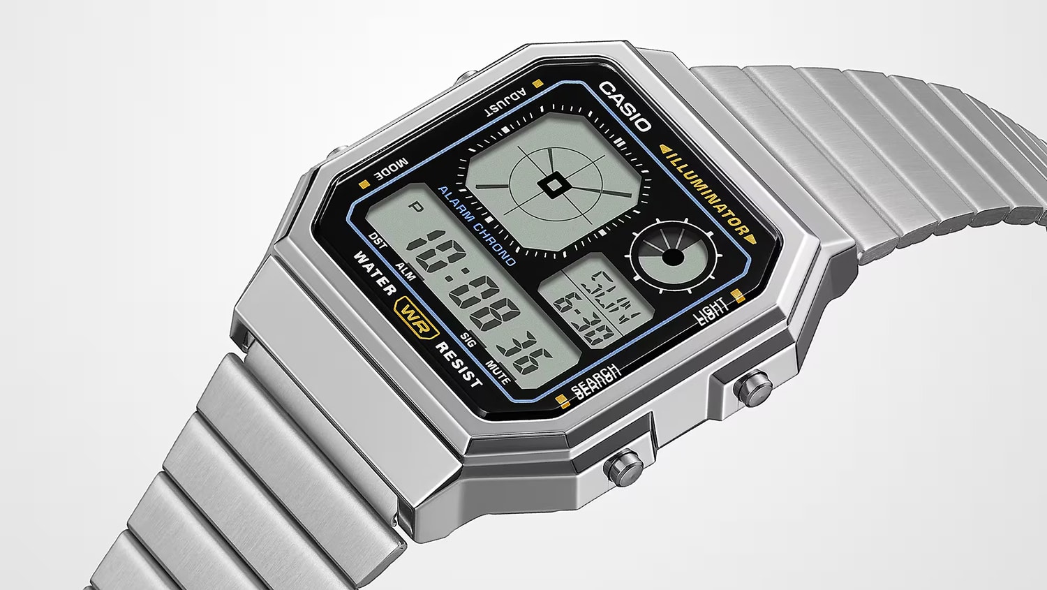 Casio Edgy 34mm - A130WE-1AEF - Bilde 2