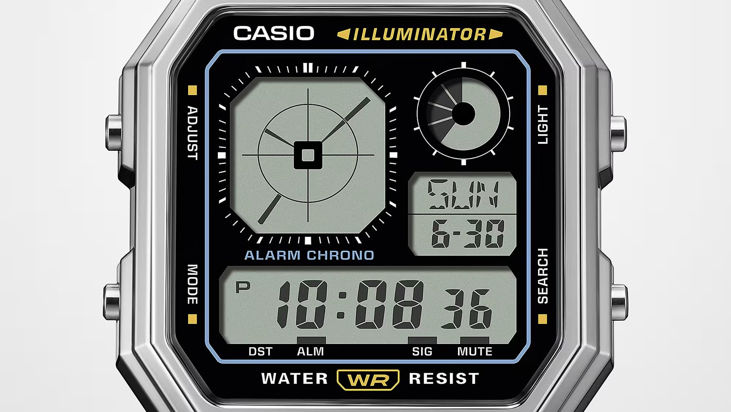 Casio Edgy 34mm - A130WE-1AEF - Bilde 4
