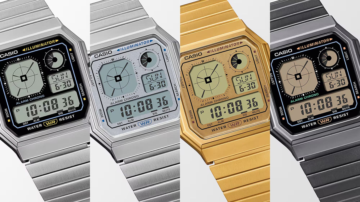 Casio Edgy 34mm - A130WE-1AEF - Bilde 5