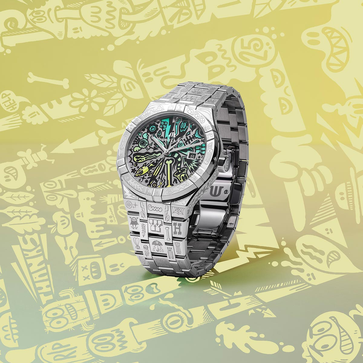 Maurice Lacroix Aikon Automatic Wotto Limited Edition 42mm - AI6008-SS009-090-1 - Bilde 6