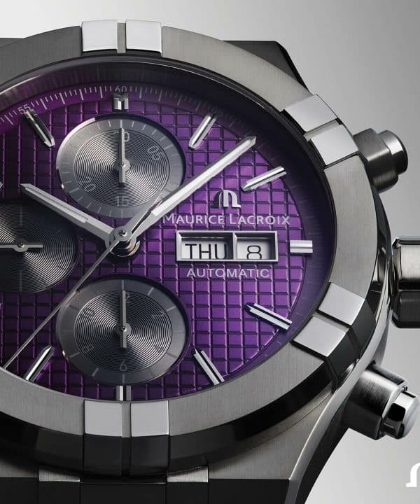 Maurice Lacroix Aikon Automatic Titanium Chronograph 44mm - AI6038-TT032-430-1 - Bilde 2