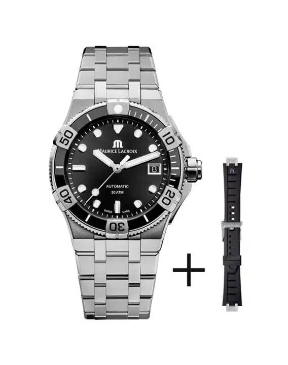 Maurice Lacroix Aikon Automatic Venturer 38mm Strap Set - AI6057-SSL2F-330-A