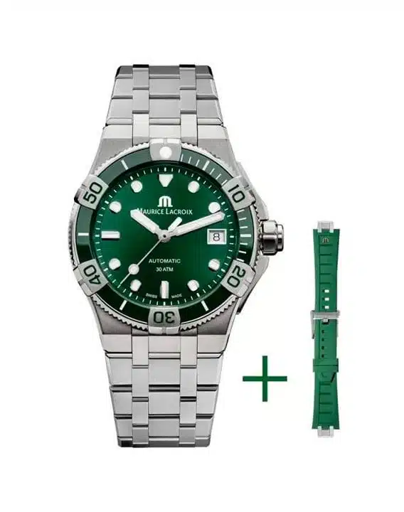 Maurice Lacroix Aikon Automatic Venturer 38mm Strap Set - AI6057-SSL5F-630-D