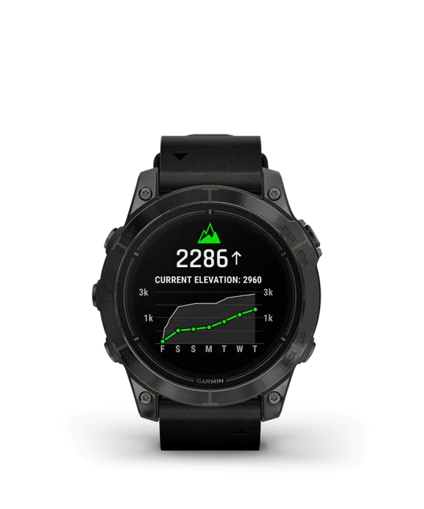 Garmin epix Pro (Gen 2) – Sapphire Edition 47mm, Carbon Gray, Leather - Bilde 4
