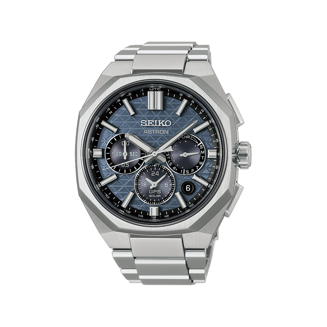 Seiko Astron GPS Solar Dual-Time Chronograph 43.4mm – HAB001J1
