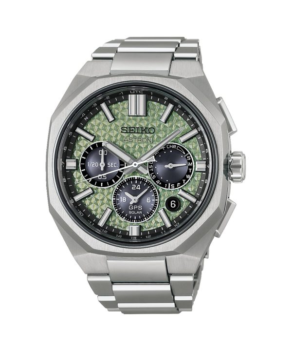 Seiko Astron GPS Solar Dual-Time Chronograph 43.4mm - HAB005J1