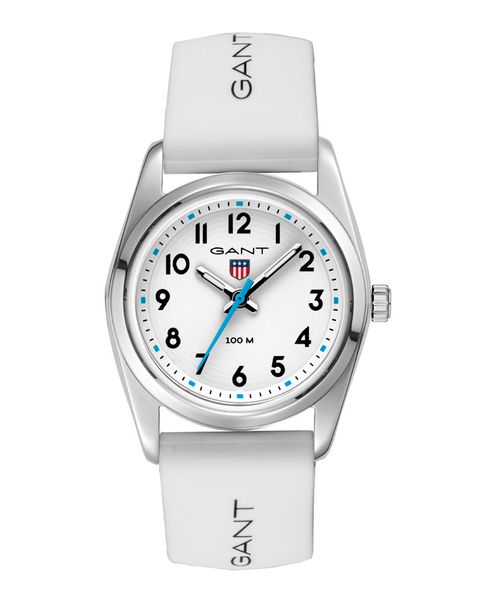 Gant Graduate SS 10ATM Hvit A Hvit Silikon Rem Ø28