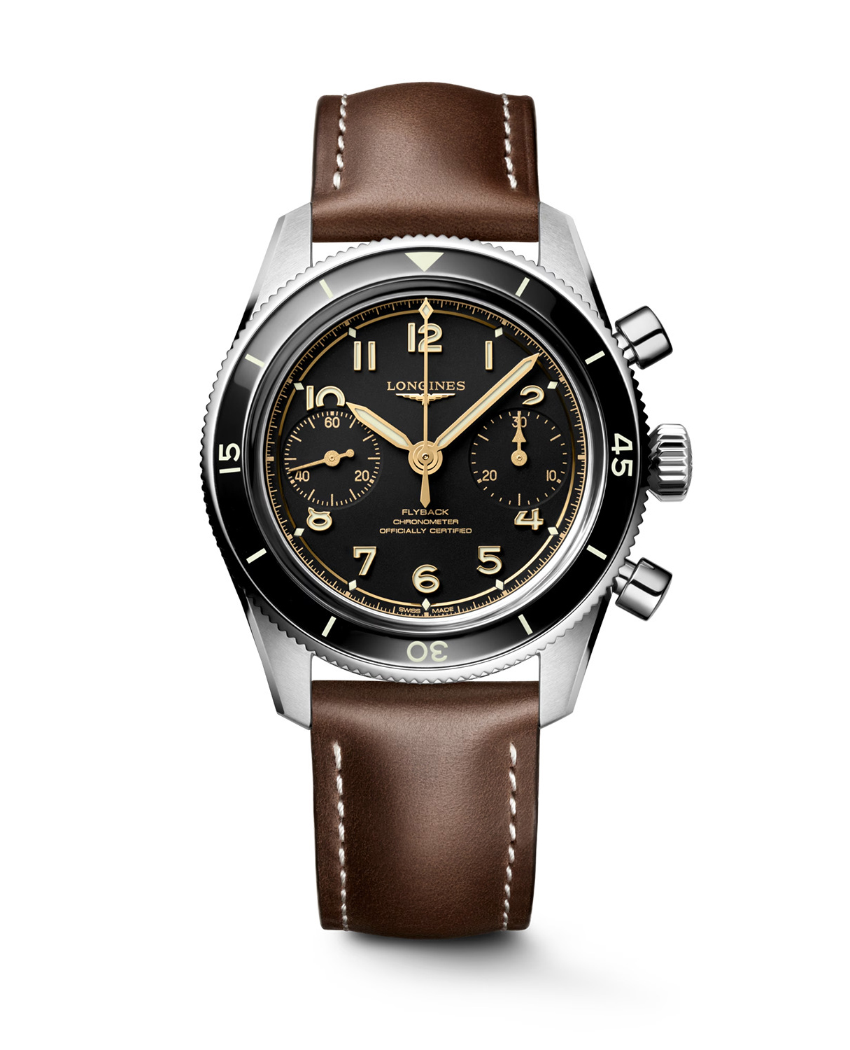 Longines Spirit Pilot Flyback 40mm - L3.721.4.53.2