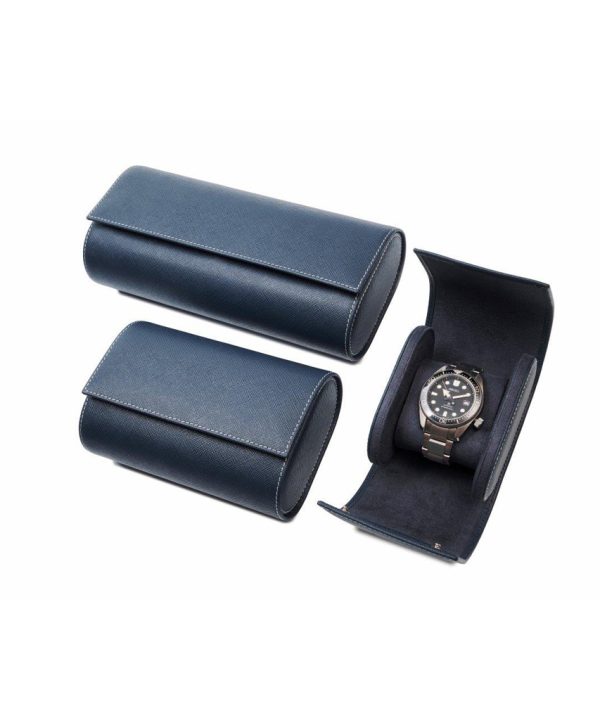 Leanschi 1 watch roll/blue leather - Bilde 3