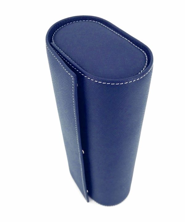 Leanschi 3 watch roll/blue leather - Bilde 2