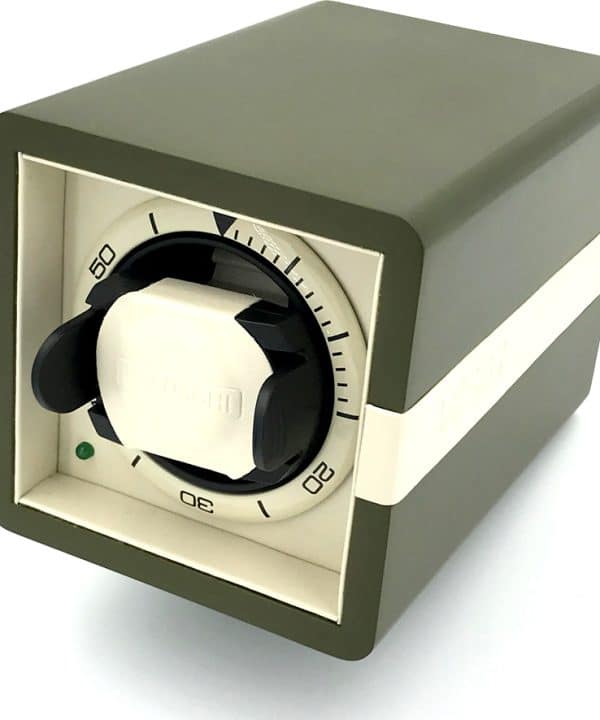 Leanschi single watch winder/green-beige