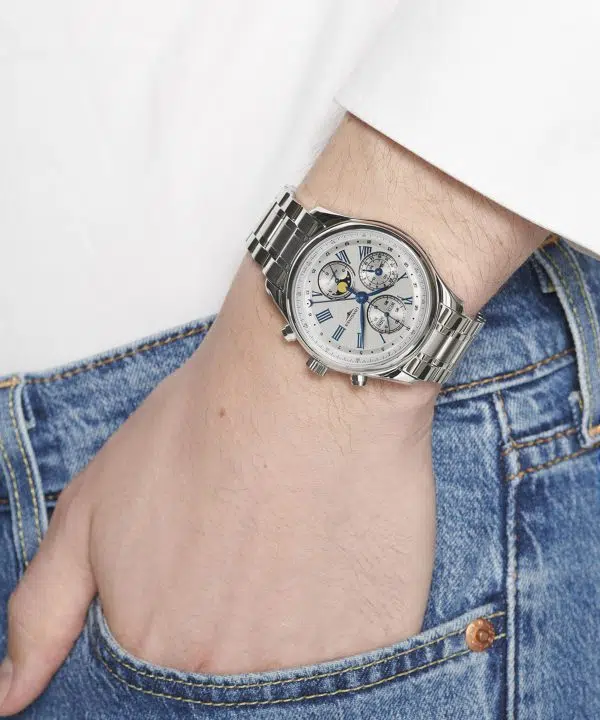 Longines Master Collection Chronograph Moon Phase 42mm - L2.773.4.71.6 - Bilde 5