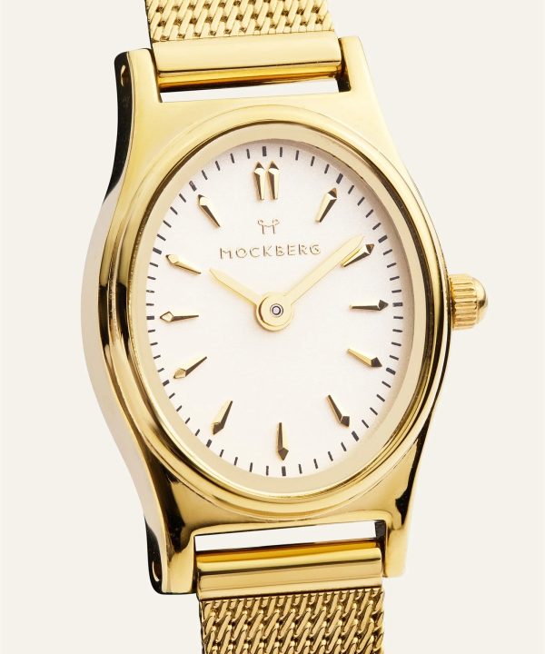 Mockberg Retro Mesh Gold Watch 28.5mm - MB0253 - Bilde 2