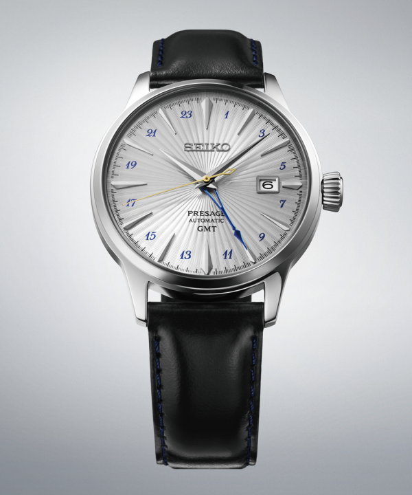 Seiko Presage Coctail Time GMT "Silver Bullet" 40.5mm - SSK049J1 - Bilde 2