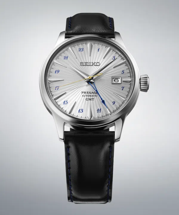 Seiko Presage Coctail Time GMT "Silver Bullet" 40.5mm - SSK049J1 - Bilde 2
