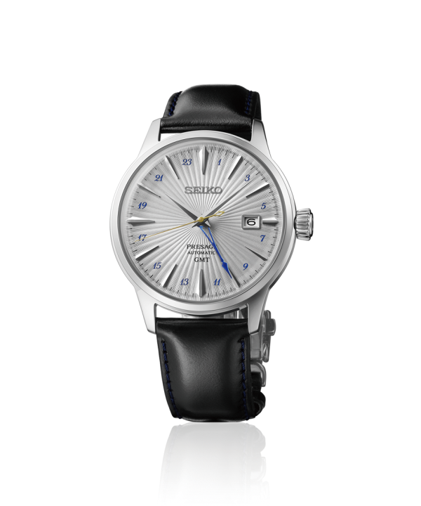 Seiko Presage Coctail Time GMT "Silver Bullet" 40.5mm - SSK049J1 - Bilde 3