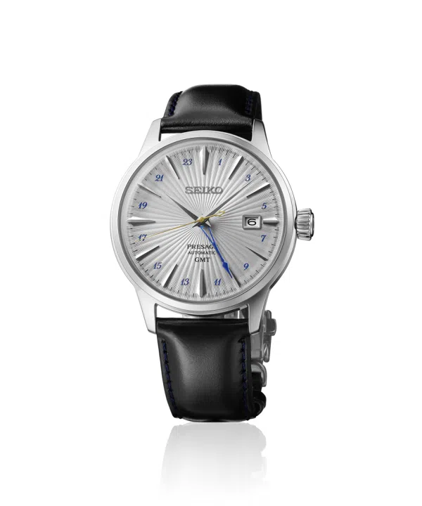 Seiko Presage Coctail Time GMT "Silver Bullet" 40.5mm - SSK049J1 - Bilde 3