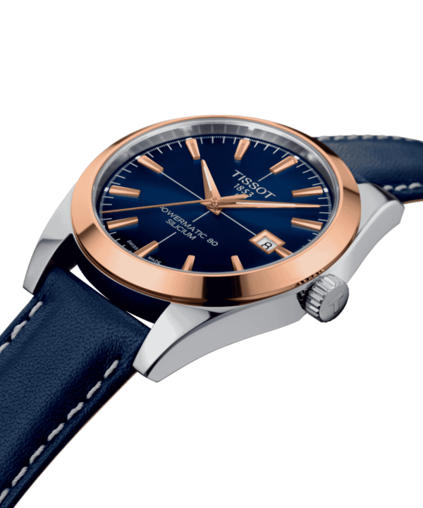 Tissot Gentleman Powermatic 80 Silicium Solid 18K Gold bezel - T927.407.46.041.00 - Bilde 2