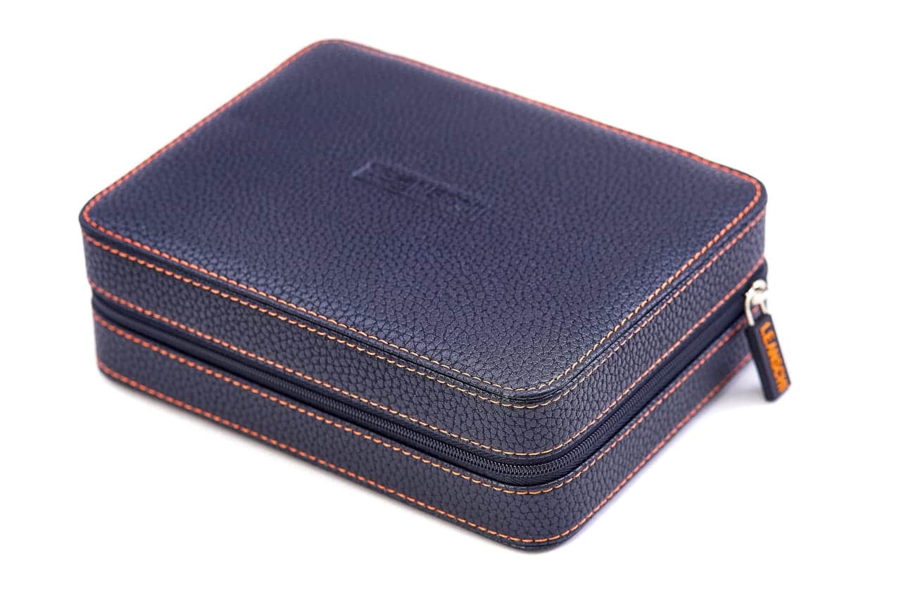 Leanschi ZIP-pouch storage | transport 4 watches | Black PU - Bilde 3